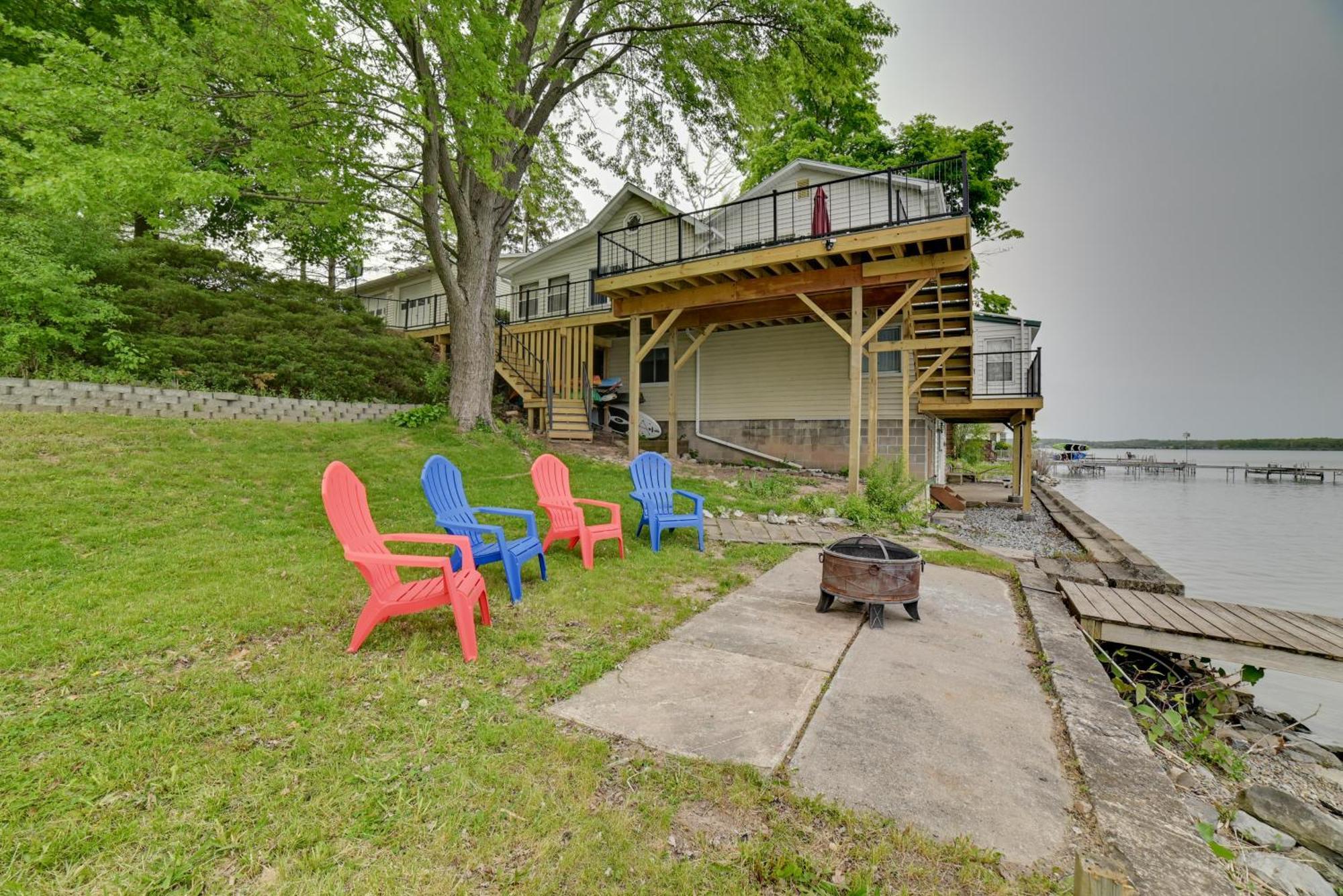Cayuga Lake Retreat In Seneca Falls With Dock! Luaran gambar
